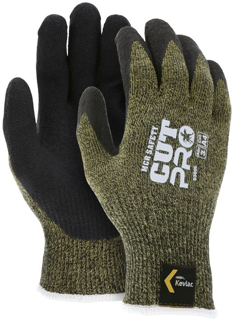 MCR Safety CutPro 9389 Cut Resistant Gloves, ANSI A4, Latex Coated