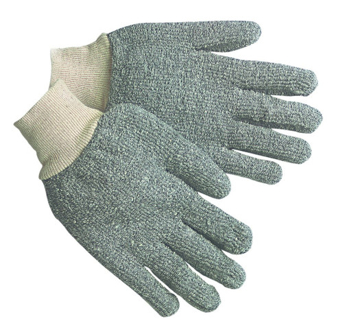 MCR Safety 9420KM Cut Resistant Gloves, ANSI A2, Gray Terrycloth Work Gloves