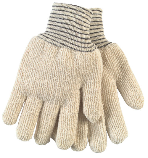 MCR Safety 9429 Cut Resistant Gloves, ANSI A2, Hotline Terrycloth Work Gloves