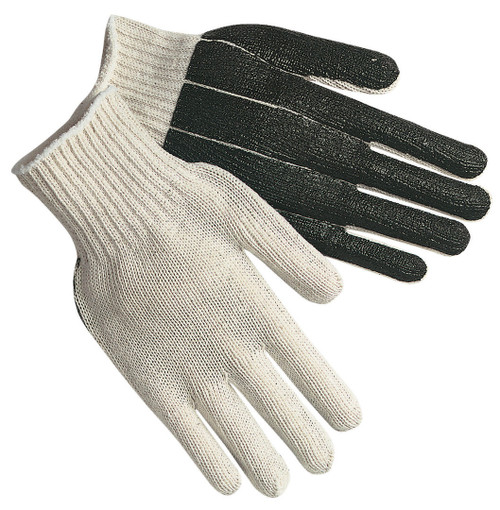 MCR Safety 9670SM Cotton Canvas Gloves, PVC Coated, grip and abrasion