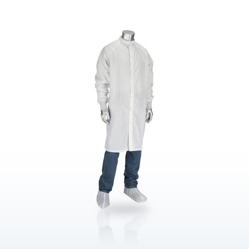Uniform Technology CFRC-74WH Cleanroom Lab Coats & Frocks, Altessa Grid ISO