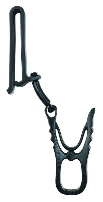 MCR Safety UCDBB Black Glove Clip / Utility Clip, Secure Clip on One Side