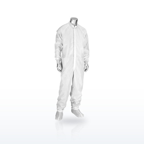 Uniform Technology CC1245-74WH Altessa Grid ISO 5 (Class 100) Cleanroom Coverall