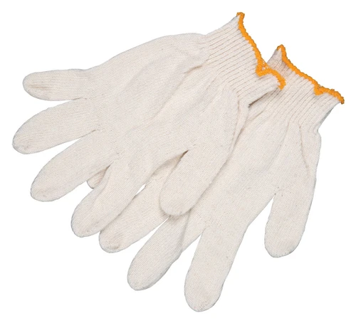 MCR Safety 9610 Cotton Canvas Gloves, String Knit Work Gloves