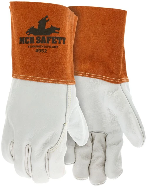 MCR Safety 4952 Welding, Leather Welding Work Gloves