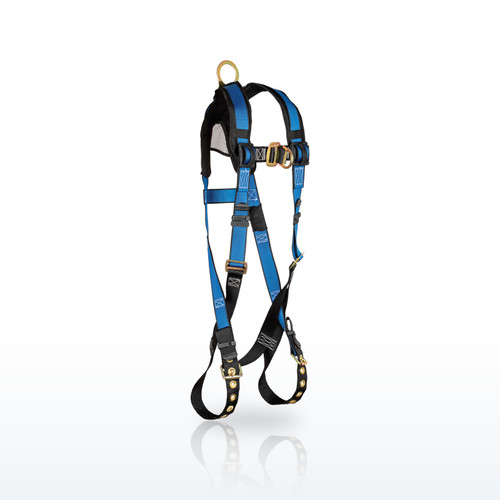 FallTech 7016BFD Harnesses, Contractor+ Front 1D Standard Non-belted Full Body