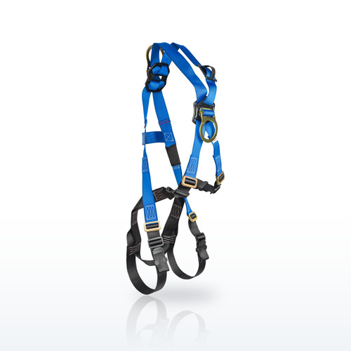 FallTech 7019A Harnesses, Contractor 2D Cross-over Climbing Full Body Harness