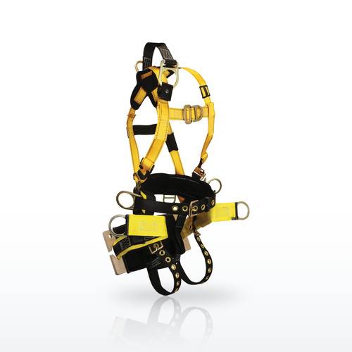 FallTech Roughneck 8001B Harnesses, 7D Bosun Belted Full Body Harness