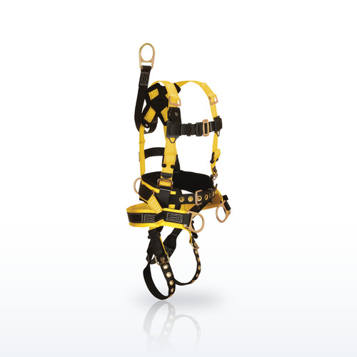 FallTech Roughneck 8021 Harnesses, 4D Derrick Bosun Belted Full Body Harness