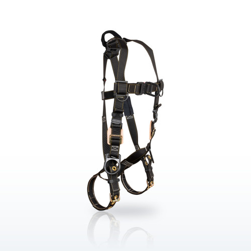 FallTech 8087CFD Arc Flash Nylon 4D Climbing Non-belted Looped Full Body Harness