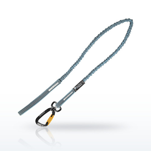 FallTech 5065A1 5 lb Premium Tool Tether with Choke-on Web Loop and Aluminum Swivel Carabiner, 1/pk