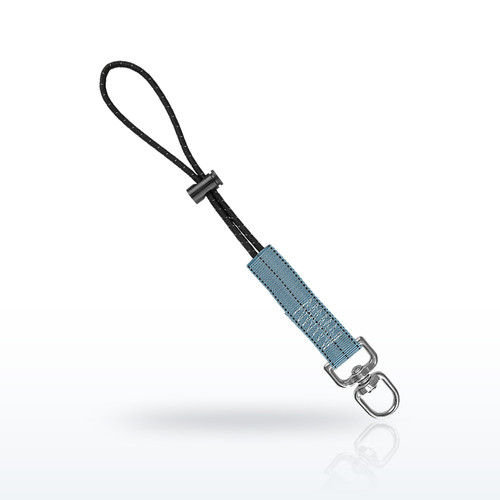 FallTech 5303A10 5 lb Tool Attachment, choke-on cinch-loop and swivel D-ring