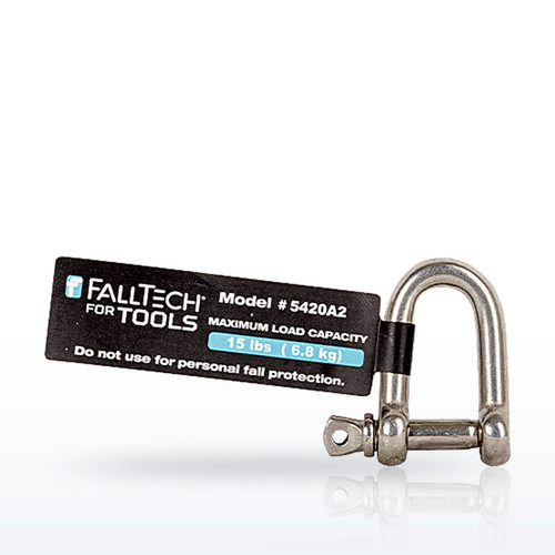 FallTech 5420A2 Shackle Tool Attachment, 0.4 x 0.75, 2/pk