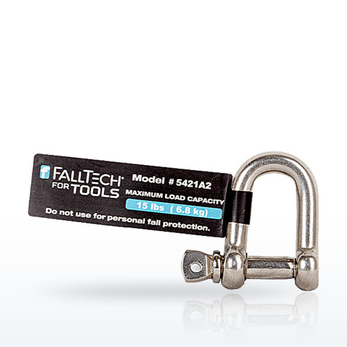 FallTech 5421A2 Shackle Tool Attachment, 0.5 x 1.0, 2/pk