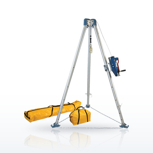 FallTech 7500S Tripod Kits, 11' Confined Space Tripod System