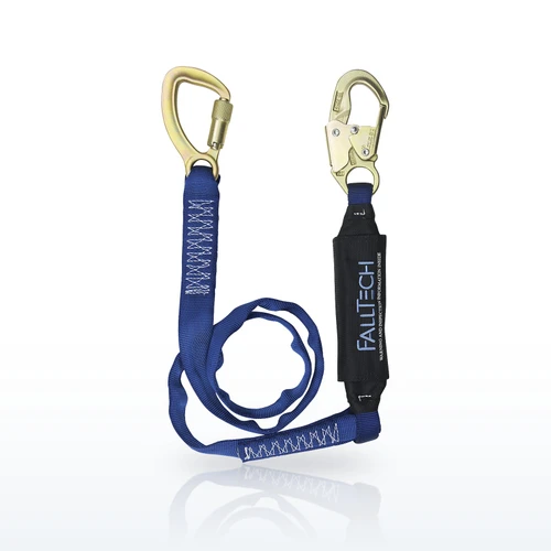 FallTech 8241 6' WrapTech Energy Absorbing Lanyard, Single-leg