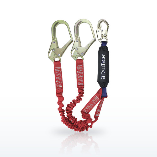 FallTech 8247EY3 6' Ironman 12' free fall Elasticated Energy Absorbing Lanyard