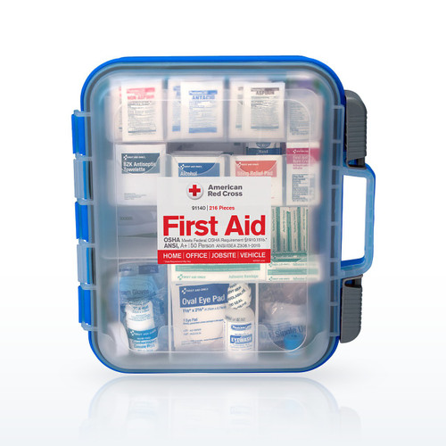 First Aid Only 91140 First Aid Refills, American Red Cross Clear Cover 50 Person