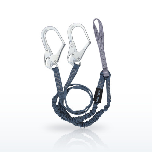 FallTech 8259Y3L 6' Internal Energy Absorbing Lanyard, Double-leg, Choke-loop