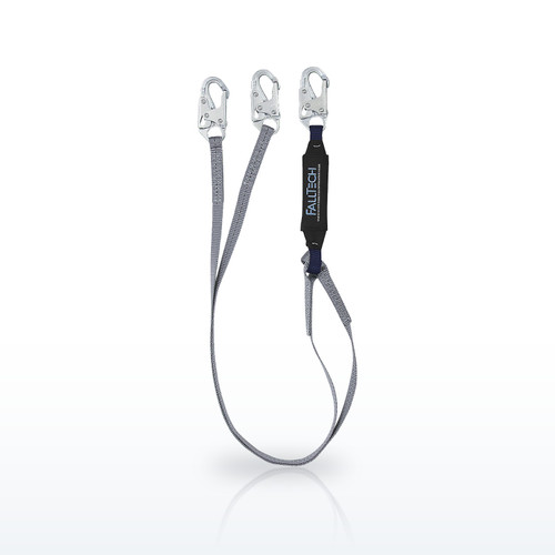 FallTech ViewPack Energy Absorbing Lanyard, Double-leg