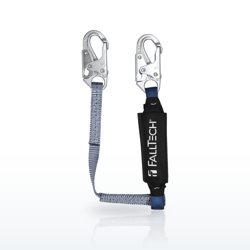 FallTech ViewPack 825 Energy Absorbing Lanyard, Single-leg