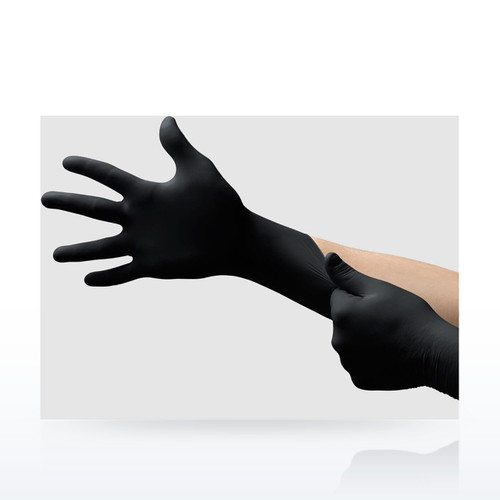 Ansell BD-1002-NPF Microflex Black Dragon Zero BD-100N Nitrile Gloves, 3.5 mil