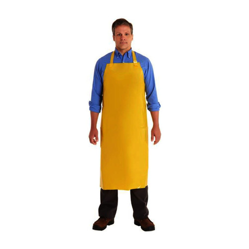 Ansell AlphaTec 56-801 Endurosaf Yellow Polyurethane Apron, 9 mil - 34 x 45 in