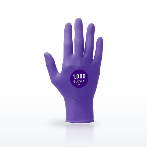 Kimberly-Clark 55083 Ansell Kimtech Purple Nitrile Exam Gloves, 5.9 mil, L