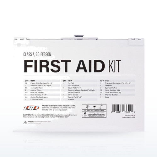 ANSI Class A First Aid Kit - 25 Person, 299-21025A-M