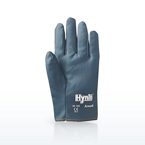 Ansell 10357 Coated Gloves, Hynit Nitrile-Impregnated Gloves