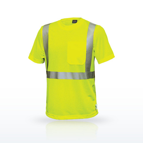 Reflective Apparel 103CT Hi-Vis Shirts, ANSI Type R Class 2 Short Sleeve T-Shirt