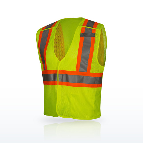 ANSI Type R Class 2 Value Breakaway Mesh Vest with Drop Shoulders, 582CS