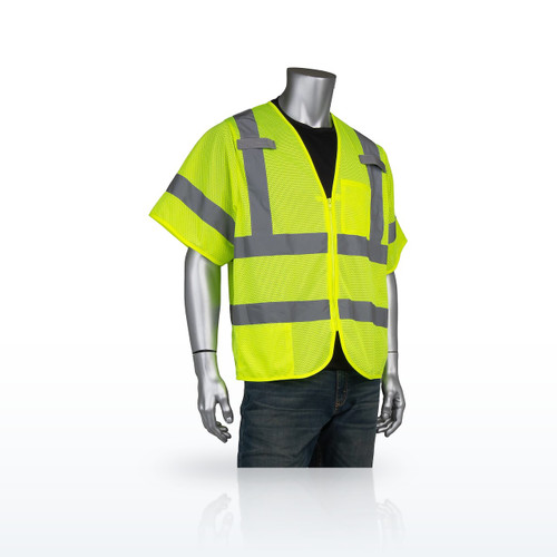 ANSI Type R Class 3 Dual-Sized Two Pocket Mesh Vest, 303-V101