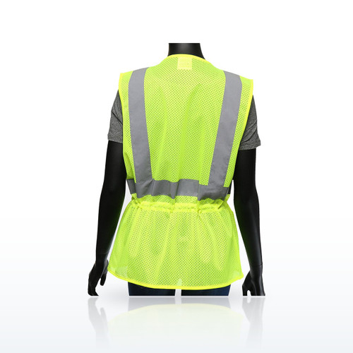 ANSI Type R Class 2 Women's Contoured Mesh Vest with Adjustable Waist, 47207