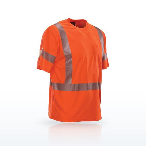 ANSI Type R Class 3 Short Sleeve T-Shirt with Segmented Tape, 104CT