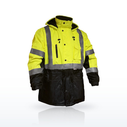ANSI Type R Class 3 Waterproof Parka with Segmented Tape, 433ST