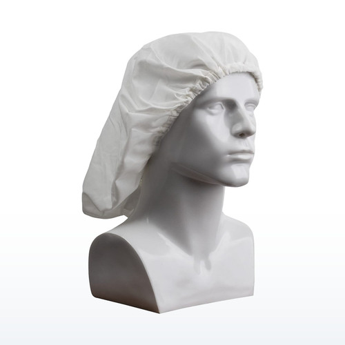 Uniform Technology CHB24-76WH Cleanroom Hoods & Caps, Antimicrobial Tricot
