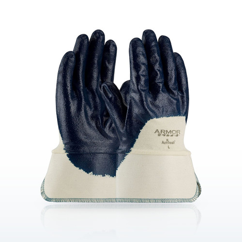 PIP ArmorLite 56-3175 Chemical Resistant Gloves, Nitrile Coated, Interlock Liner