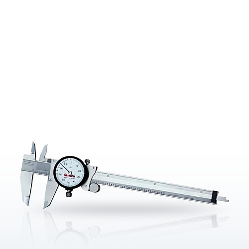 120 Series Dial Caliper, 0 to 6 in, Stainless Steel Tip, White Display