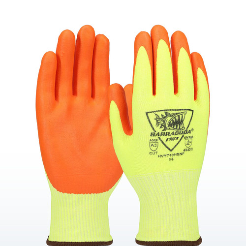 Barracuda® Hi-Vis Seamless Knit A3 Polykor Blended Glove - HVY710HSNF