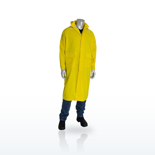 Base35FR™ Premium Two-Piece 48" Treated Raincoat - 0.35 mm, 205-300FR