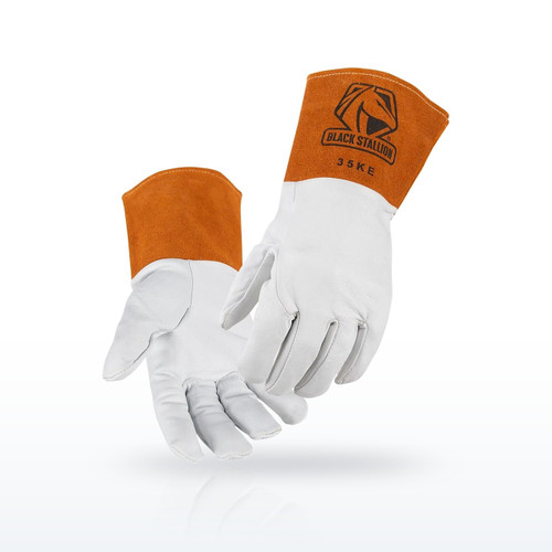Black Stallion 35KE Economy Kidskin TIG Welding Gloves