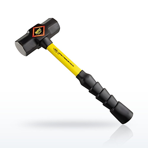Nupla 27045 Blacksmith's Double-Face Steel-Head Sledge Hammer, 4 lb