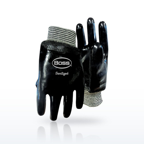 Chemguard+ 1SN2510 Chemical Resistant Gloves, Neoprene Coated