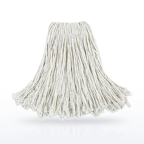 Boardwalk BWK2024CCT-RCPV118 Cut-End Cotton Wet Mop Head, No. 24, White