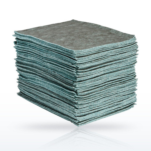Brady RFP100 Re-Form Plus Heavyweight Cellulose Sorbent Pads, 15 x 19 in