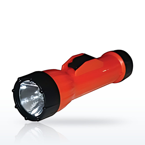 Bright Star LED WorkSAFE Waterproof Flashlight, 2 D Batteries, 80 Lumens