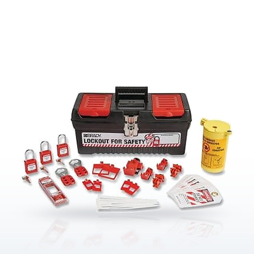 Brady® Electrical Lockout Tagout Kit, 34 Pc