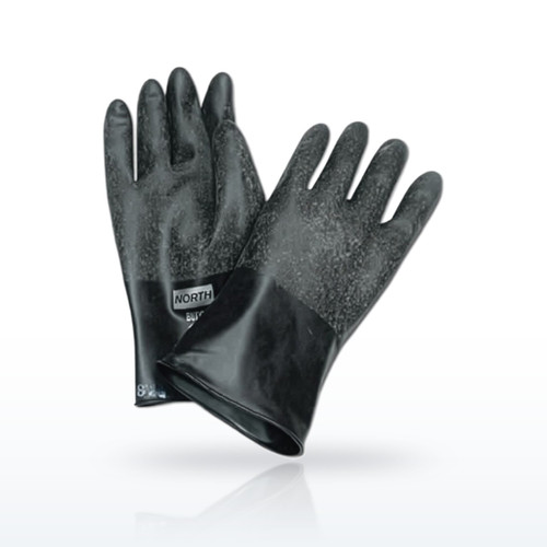 Butyl™ 14 Mil Butyl Rubber Glove with Rough Grip - 14", B144RGI