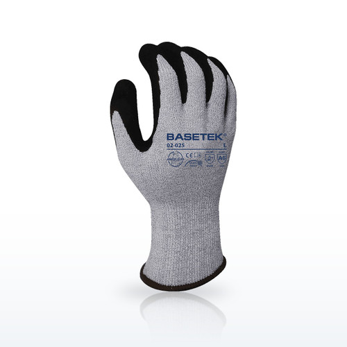 Armor Guys 02-025 Cut Resistant Gloves, ANSI A6, Foam Nitrile Coated